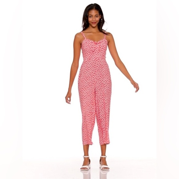 NWT Old Navy Tie Front Jumpsuit - Picture 2 of 5